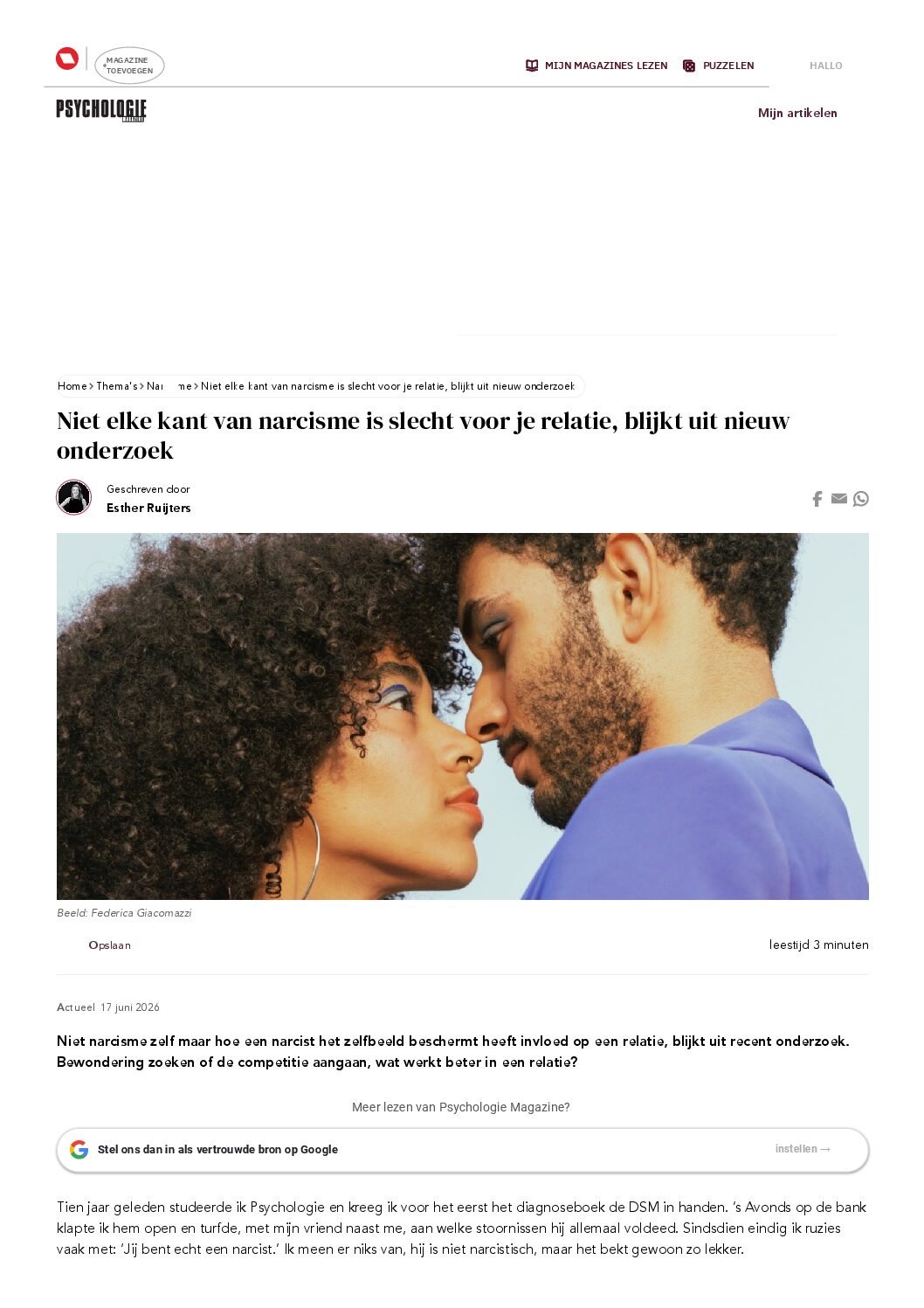 Niet elke kant van narcisme is slecht voor je relatie, blijkt uit nieuw onderzoek